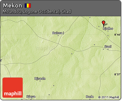 Physical Map of Mekon