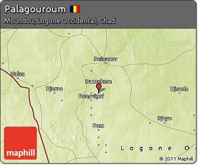 Physical Map of Palagouroum