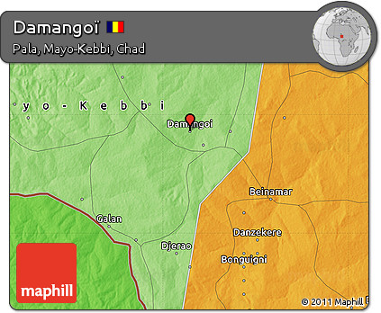Political Map of Damangoï