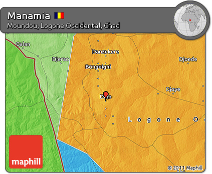 Political Map of Manamia
