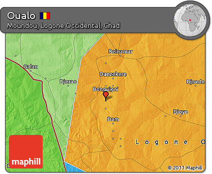 Political Map of Oualo