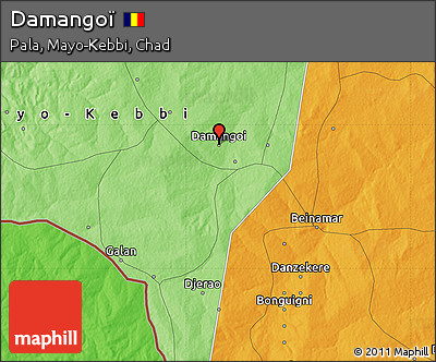 Political Map of Damangoï
