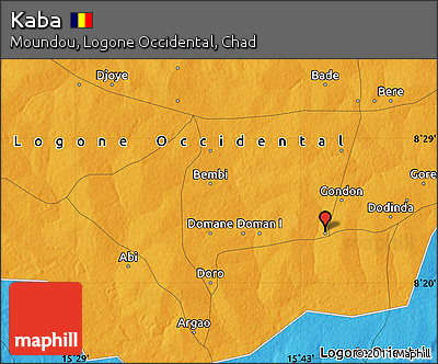 Political Map of Kaba