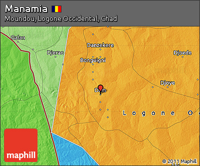 Political Map of Manamia