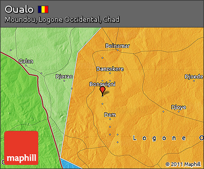 Political Map of Oualo