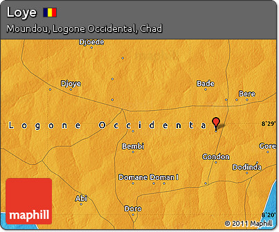 Political Map of Loye