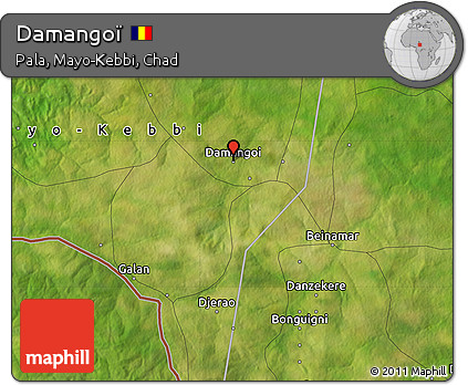 Satellite Map of Damangoï