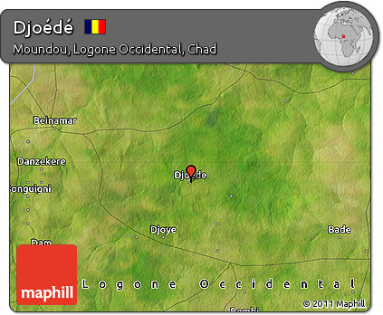 Satellite Map of Djoédé