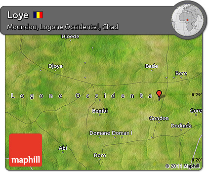 Satellite Map of Loye