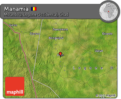 Satellite Map of Manamia