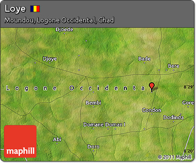 Satellite Map of Loye