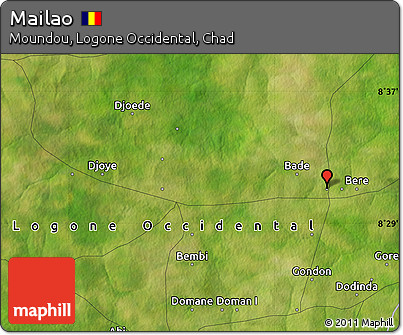 Satellite Map of Mailao