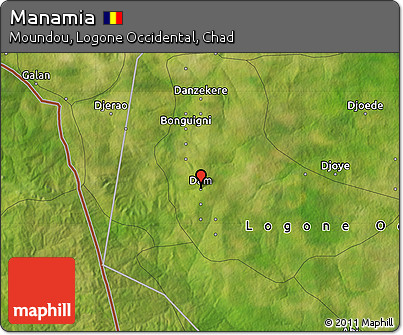 Satellite Map of Manamia