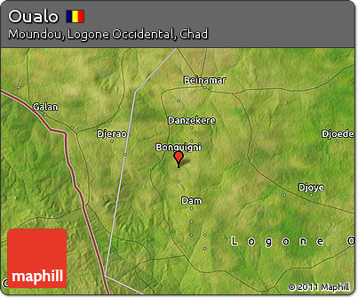 Satellite Map of Oualo