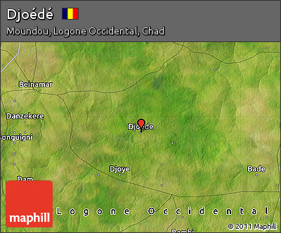 Satellite Map of Djoédé