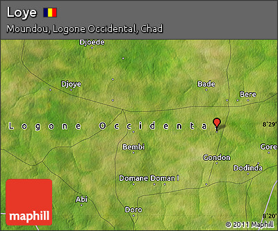 Satellite Map of Loye