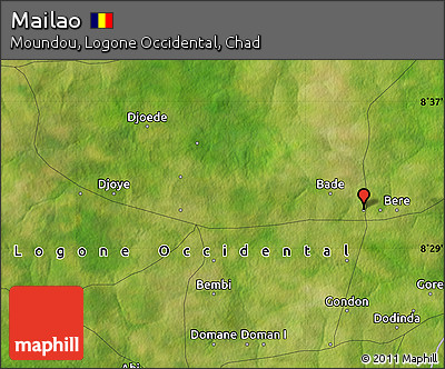 Satellite Map of Mailao