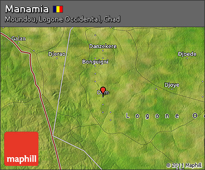 Satellite Map of Manamia