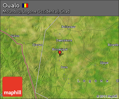 Satellite Map of Oualo