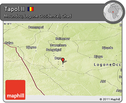 Physical Panoramic Map of Tapol II
