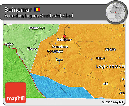 Political Panoramic Map of Beinamar