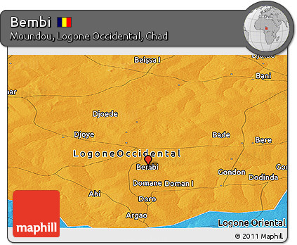 Political Panoramic Map of Bembi
