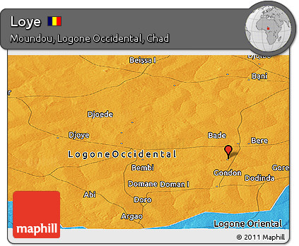 Political Panoramic Map of Loye