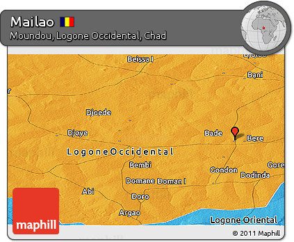 Political Panoramic Map of Mailao