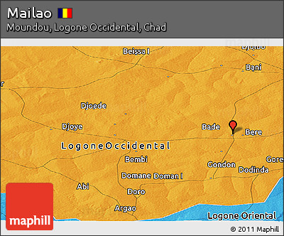 Political Panoramic Map of Mailao