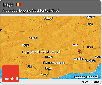 Political Panoramic Map of Loye
