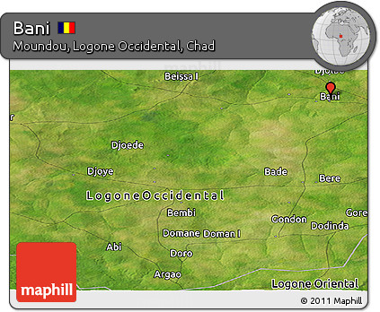 Satellite Panoramic Map of Bani