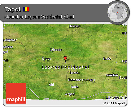 Satellite Panoramic Map of Tapol