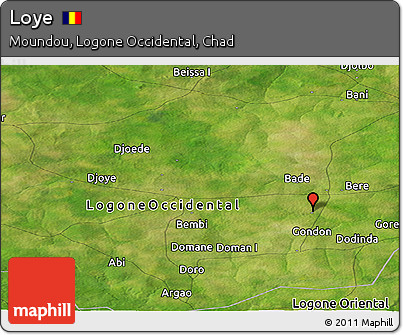 Satellite Panoramic Map of Loye