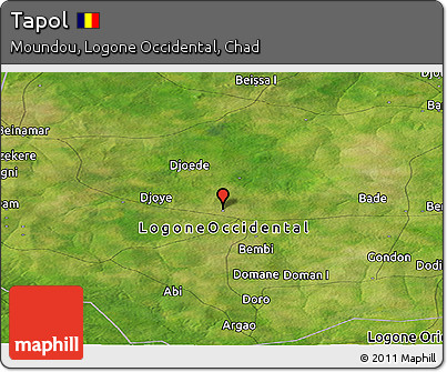 Satellite Panoramic Map of Tapol