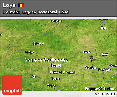 Satellite Panoramic Map of Loye