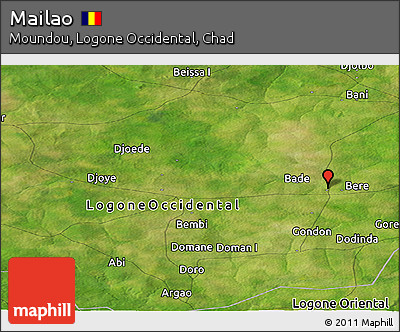 Satellite Panoramic Map of Mailao