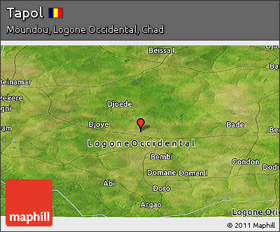 Satellite Panoramic Map of Tapol