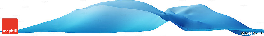 Shaded Relief Horizon Map of the Area around 8° 33' 36" N, 160° 43' 29" E