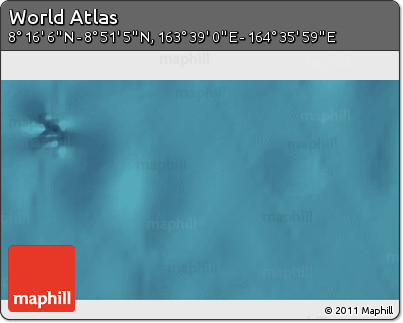 Satellite 3D Map of the Area around 8° 33' 36" N, 164° 7' 30" E
