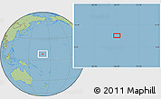 Savanna Style Location Map of the area around 8° 33' 36" N, 169° 13' 29" E