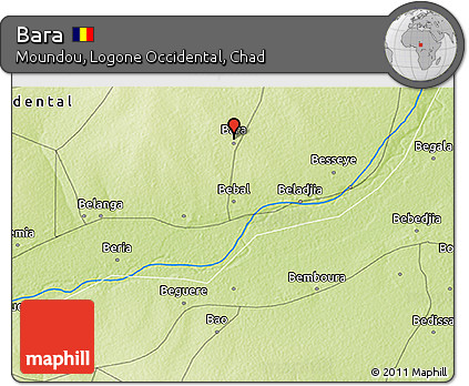 Physical 3D Map of Bara