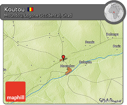 Physical 3D Map of Koutou