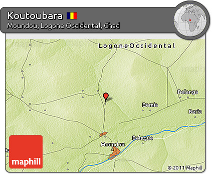 Physical 3D Map of Koutoubara