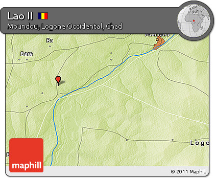 Physical 3D Map of Lao II