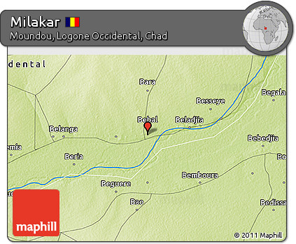 Physical 3D Map of Milakar