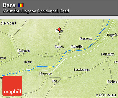 Physical 3D Map of Bara