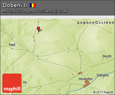 Physical 3D Map of Dobeni II