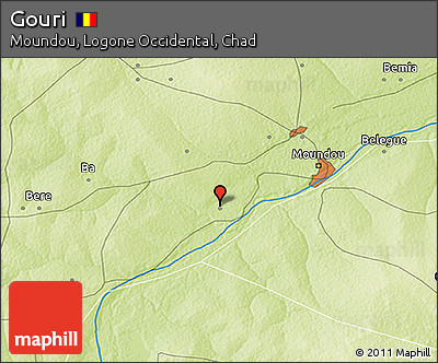 Physical 3D Map of Gouri