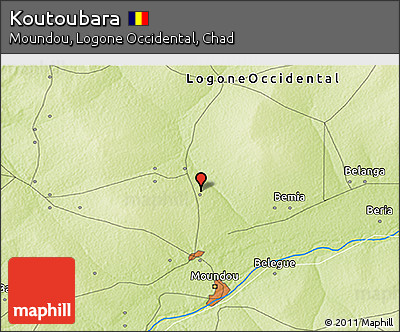 Physical 3D Map of Koutoubara