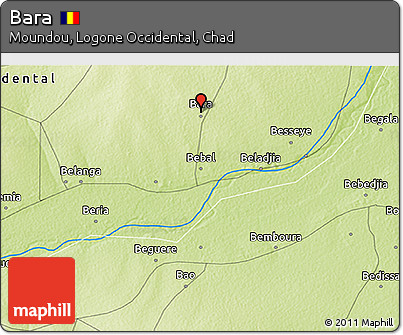 Physical 3D Map of Bara